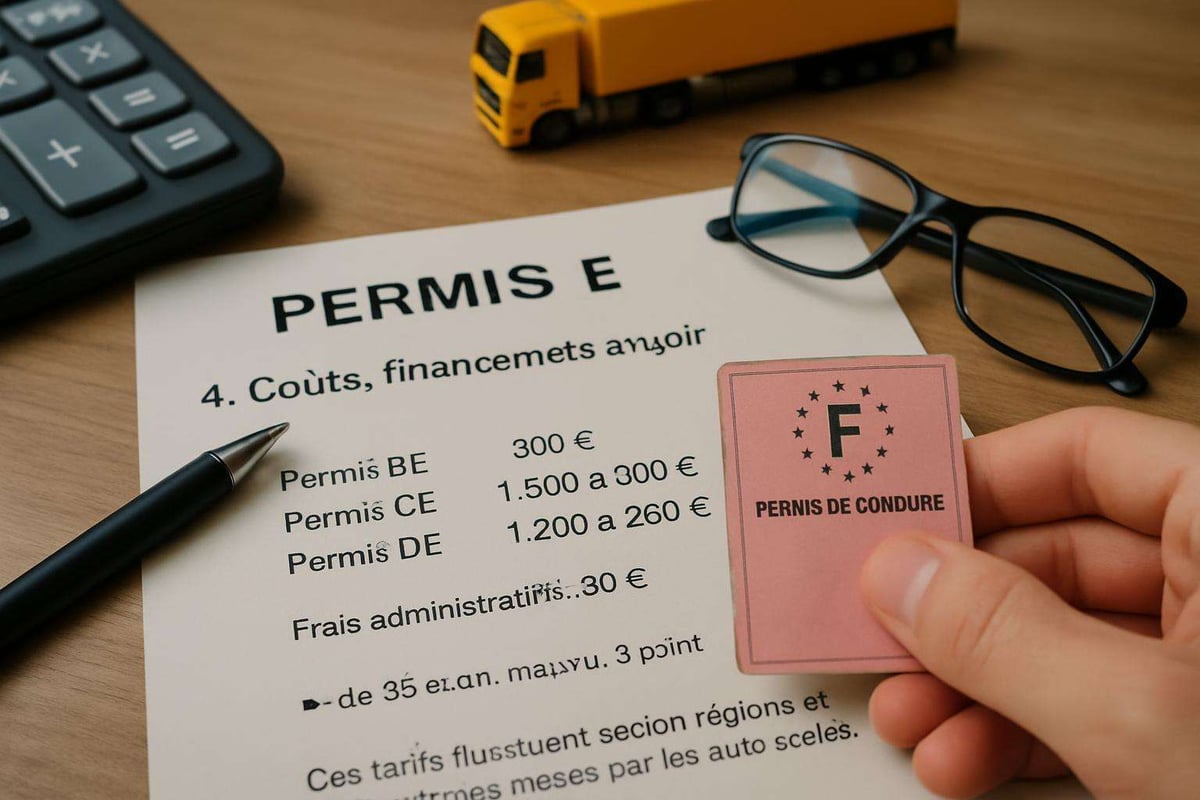 coûts du permis