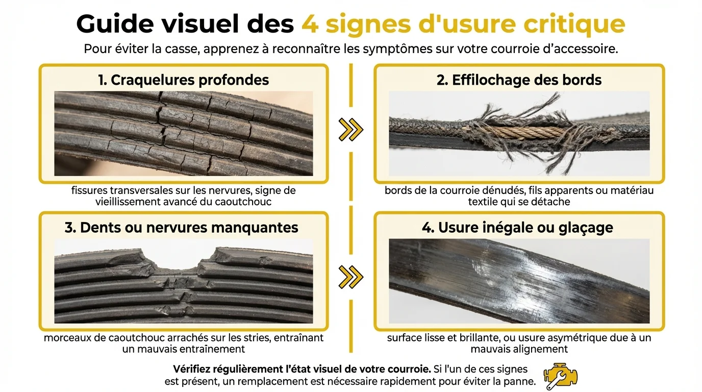 Guide visuel des 4 signes d'usure critique
