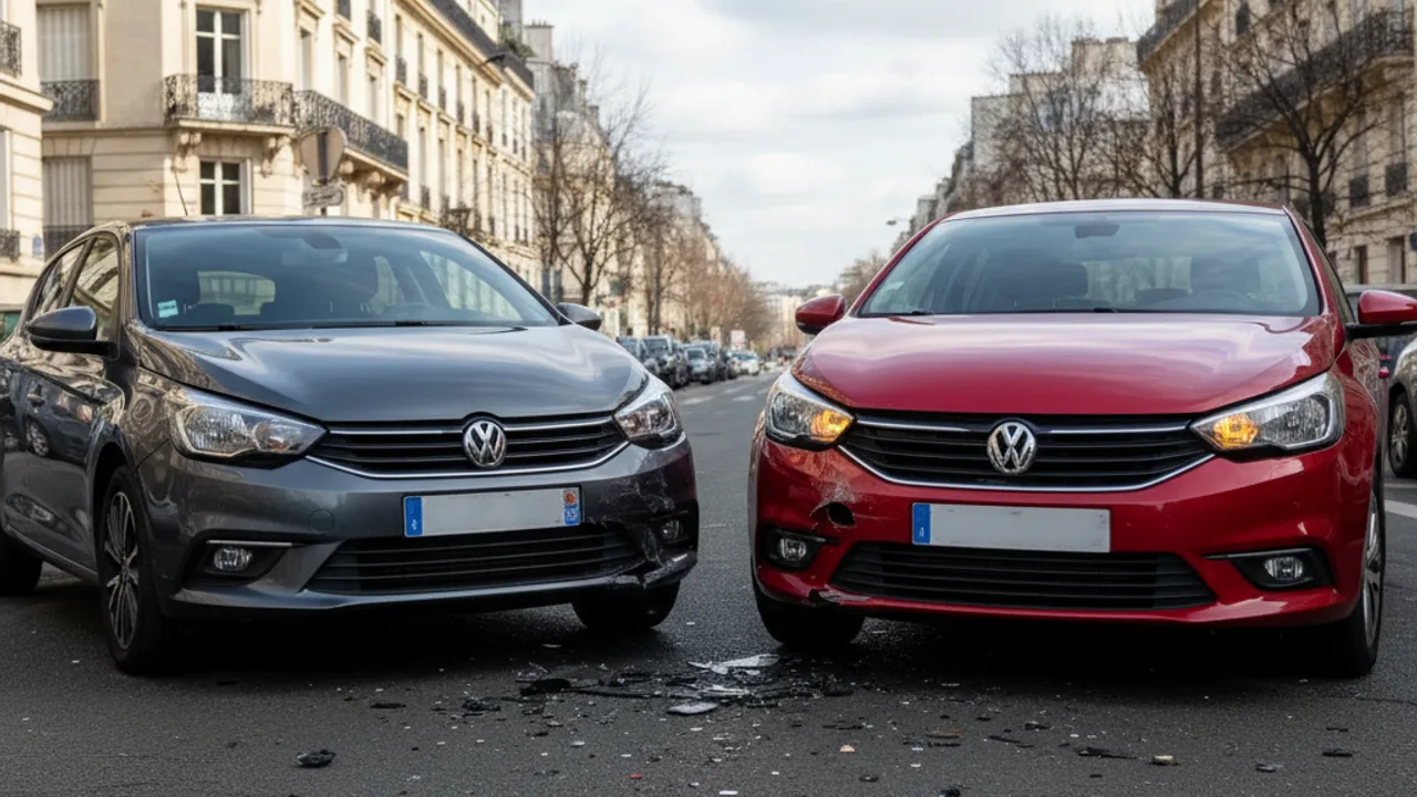 Constat après un accrochage avec un conducteur non assuré